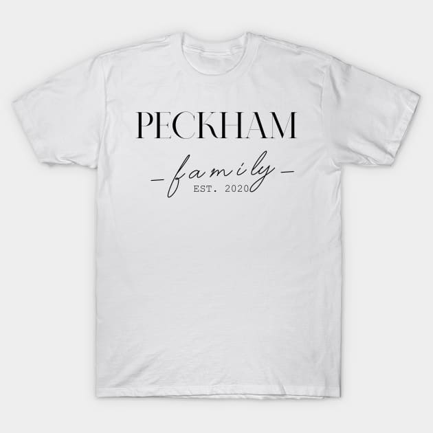 Peckham Family EST. 2020, Surname, Peckham T-Shirt by ProvidenciaryArtist